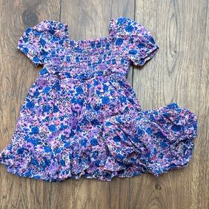 Vineyard Vines Pink and Blue Baby Dress 12-18 Months
